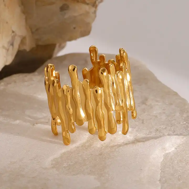 Golden Mirage Ring