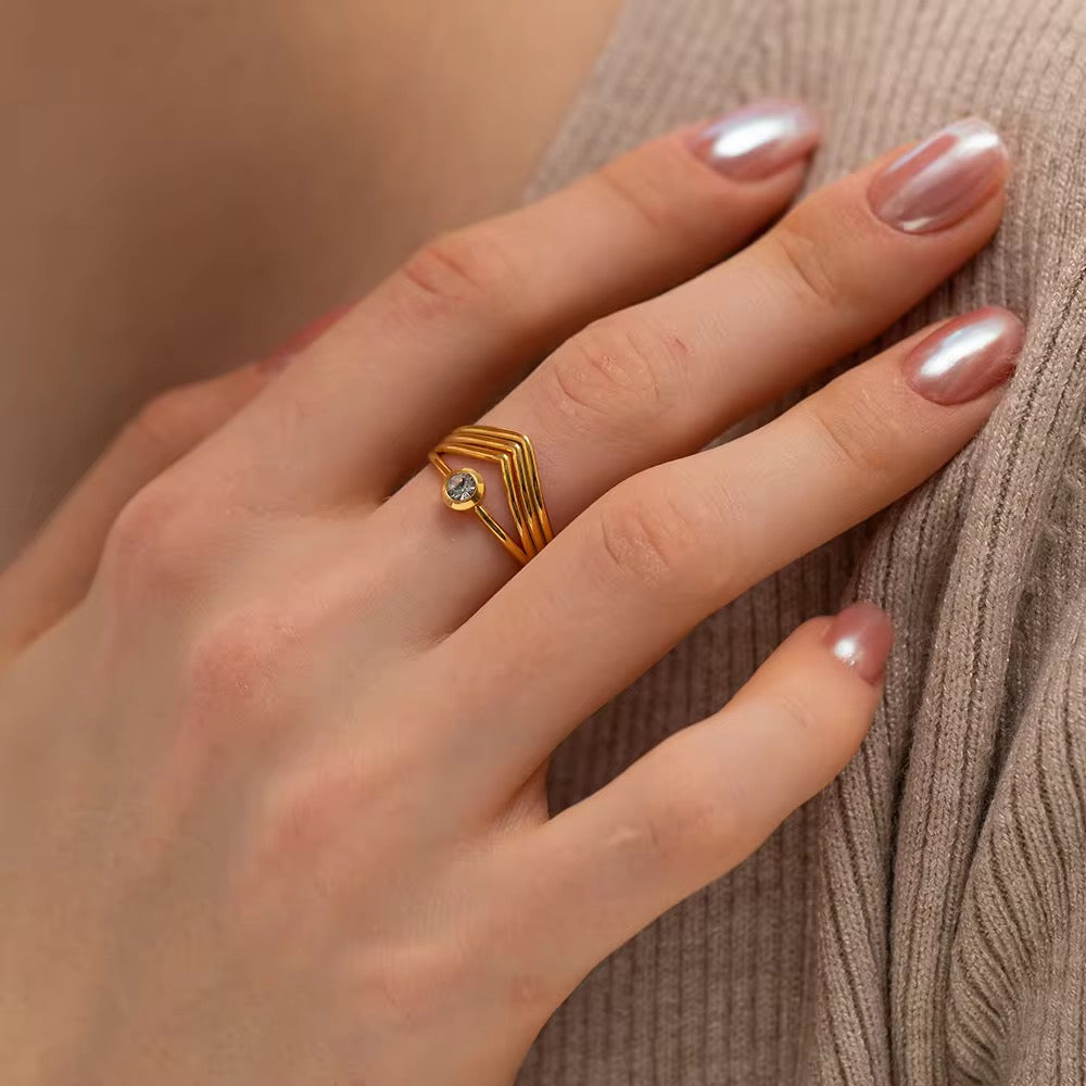 Gold Embrace Ring