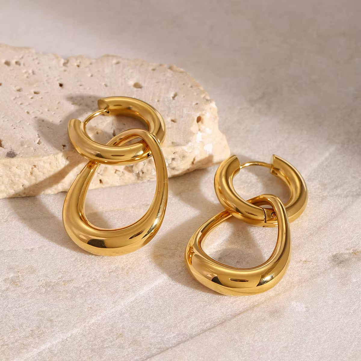 Infinity Double Hoops