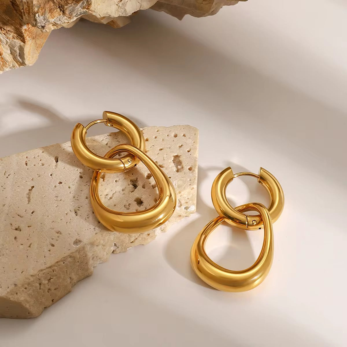 Infinity Double Hoops