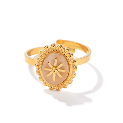 Eternal Love in Bloom - Rose Quartz Stone Ring