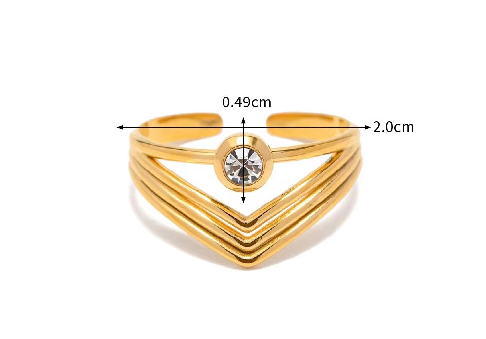 Gold Embrace Ring
