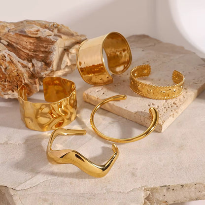 Pave Cuff Bracelets (Irregular Cuff Bracelet)